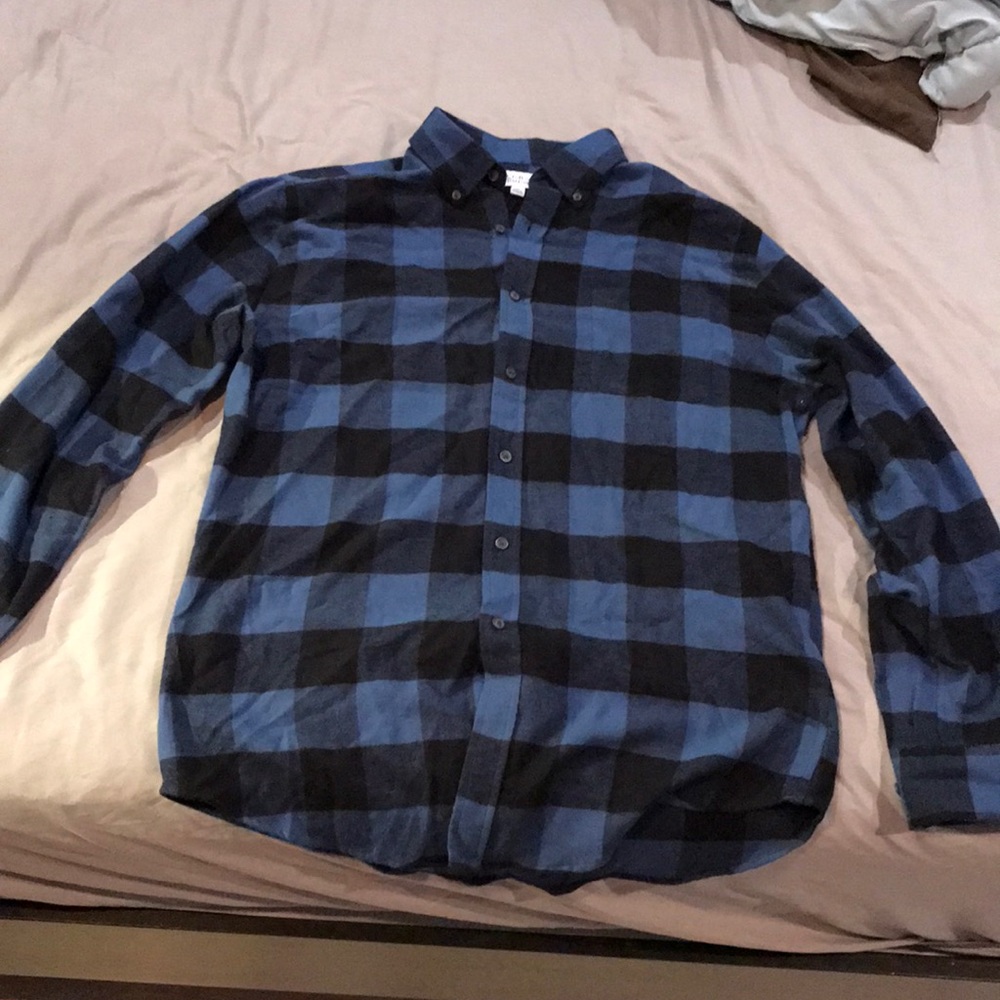 Flannel button down